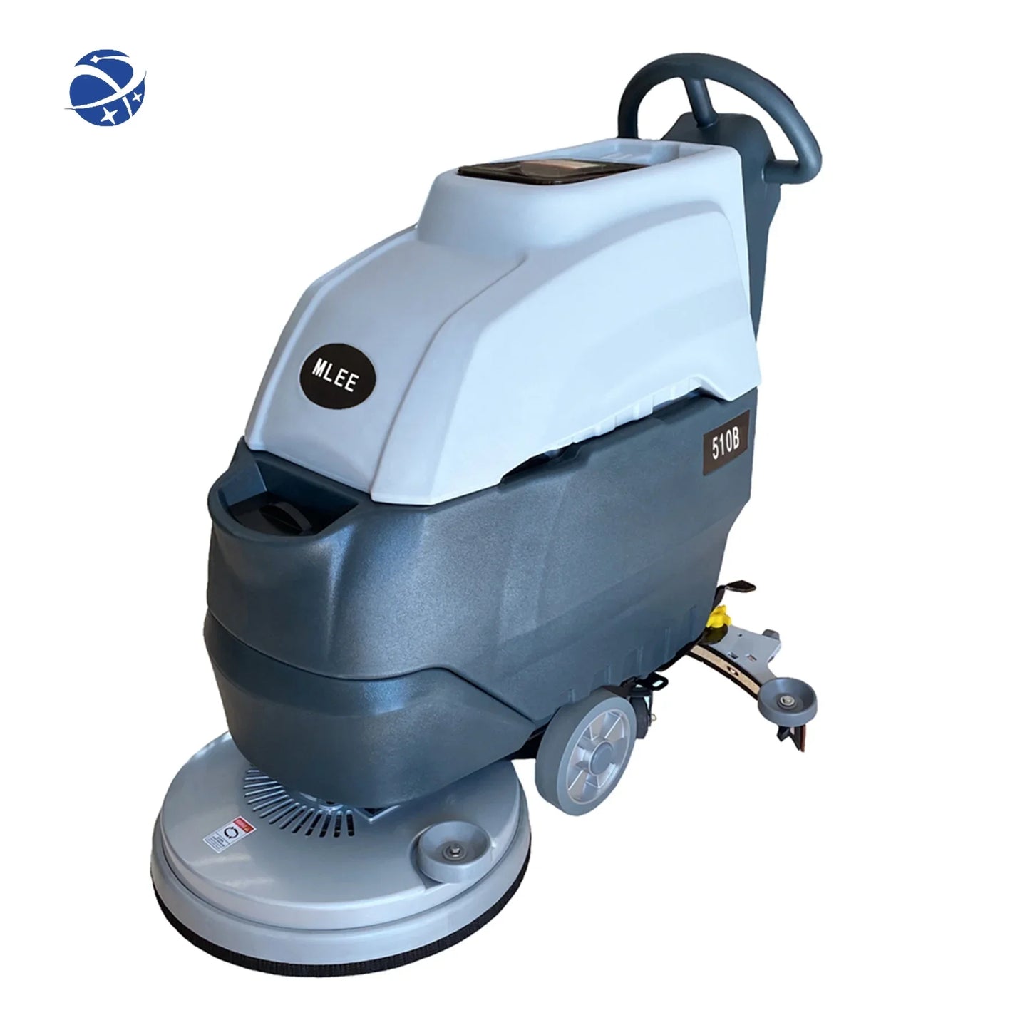 VADE professional floor scrubber front view 50L capacity