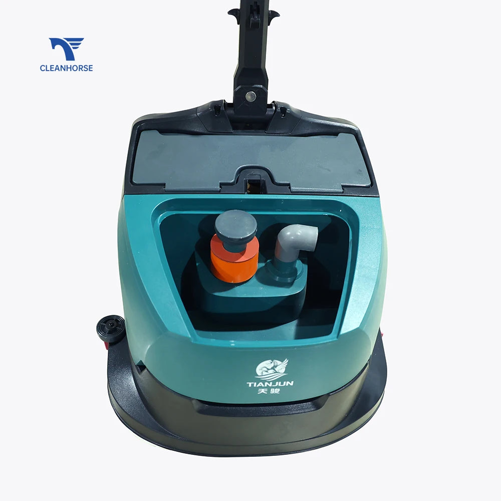 Best price CleanHorse electric mini automatic steering commercial floor scrubber polisher dryer