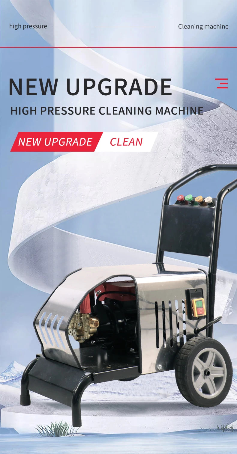 China Electric Pressure Washer 120bar 220V Commercial Pressure Washer For Car Cleaning New