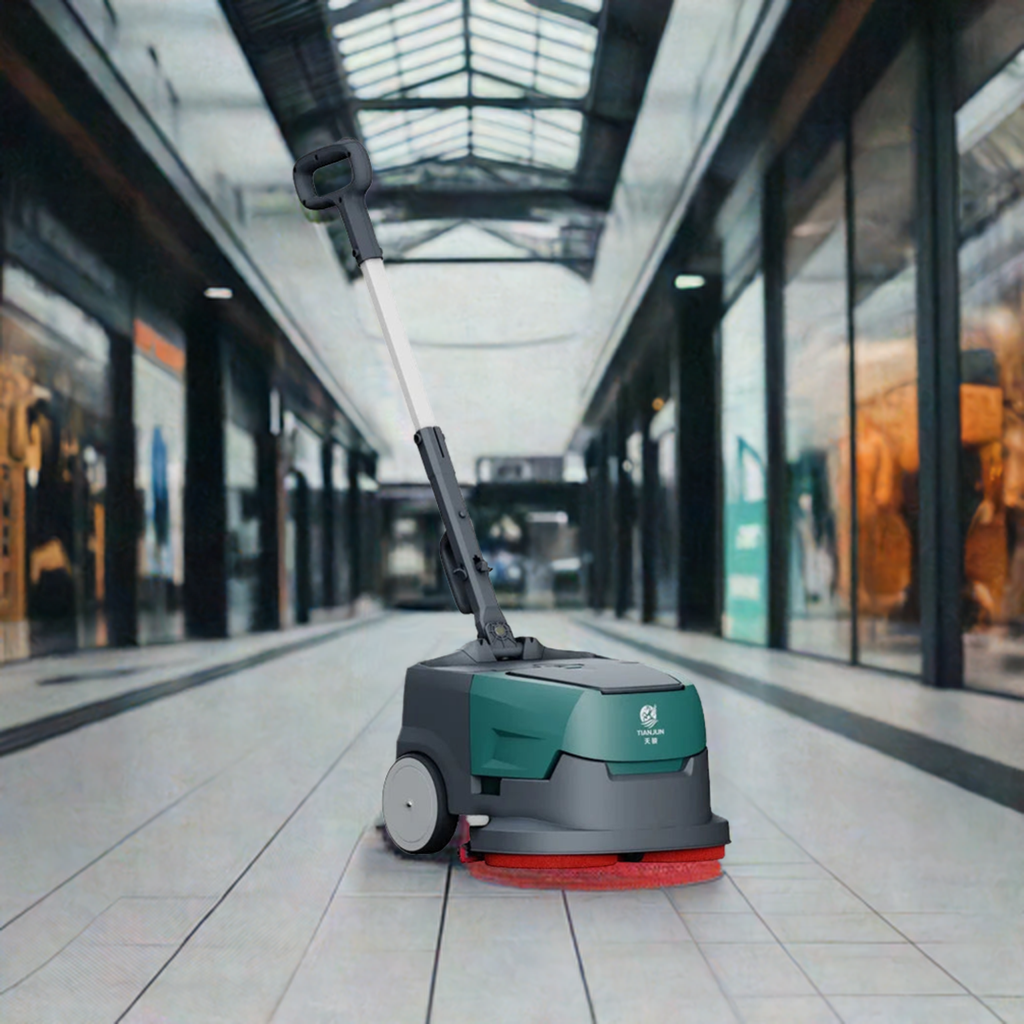 Best price CleanHorse electric mini automatic steering commercial floor scrubber polisher dryer