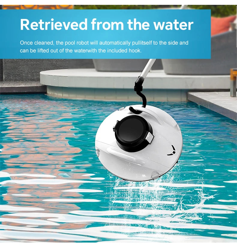 VADE Automatic Pool Robot Cleaner | Cordless Pool Maintenance | 80m² Coverage
