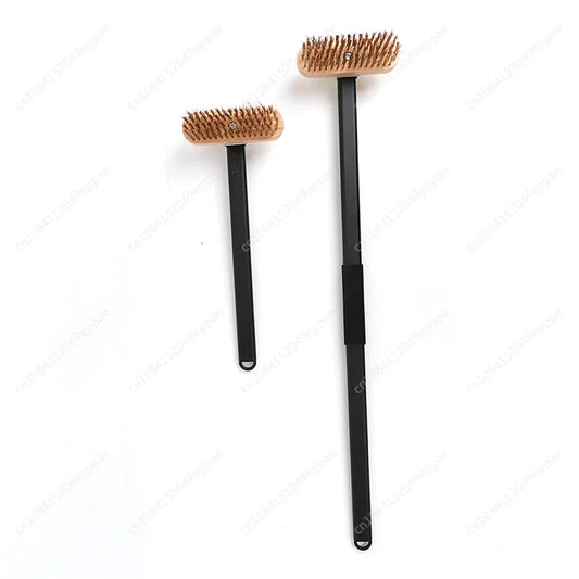 40/80cm Professional Pizza Oven Copper Brush Stainless Steel Scraper Commercial Home Grill Brass Cleaning Brush Tool